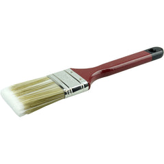 2″ Flat Sash Brush, Poly/Nylon Fill, 2-1/2″ Trim Length, Red Foam Handle - All Tool & Supply