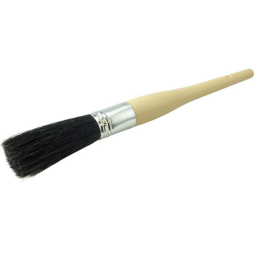 #8 15/16″ Oval Sash Brush, Black China Bristle, 3″ Trim Length, Plain Foam Handle - All Tool & Supply