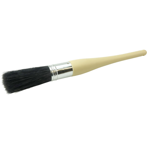 #101-1/16″ Oval Sash Brush, Black China Bristle, 3″ Trim Length, Plain Foam Handle - All Tool & Supply