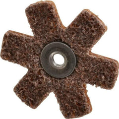 Superior Abrasives - 2" Diam Nonwoven Sanding Star - Coarse Grade, Eyelet, 8,000 RPM - All Tool & Supply