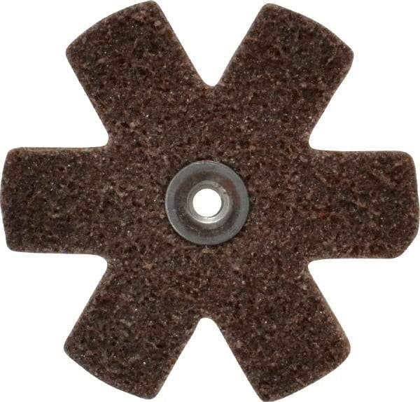 Superior Abrasives - 3" Diam Nonwoven Sanding Star - Coarse Grade, Eyelet, 8,000 RPM - All Tool & Supply