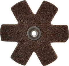 Superior Abrasives - 3" Diam Nonwoven Sanding Star - Coarse Grade, Eyelet, 8,000 RPM - All Tool & Supply