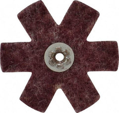 Superior Abrasives - 3" Diam Nonwoven Sanding Star - Medium Grade, Eyelet, 8,000 RPM - All Tool & Supply