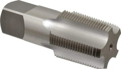 OSG - 1-1/4 - 11-1/2 NPT Thread, 5 Flute Standard Pipe Tap - 4" OAL, 1-3/4" Thread Length, 1-5/16" Shank Diam, Bright Finish, High Speed Steel - Exact Industrial Supply