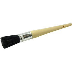 #6 13/16″ Oval Sash Brush, Black China Bristle, 2″ Trim Length, Plain Foam Handle - All Tool & Supply