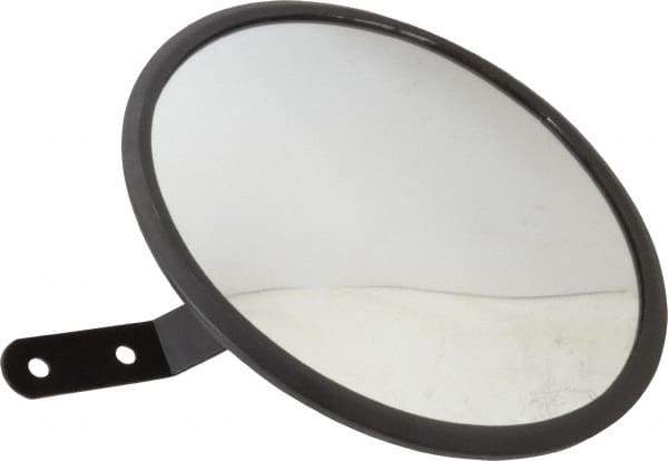 PRO-SAFE - Indoor & Outdoor Round Vehicle/Utility Safety, Traffic & Inspection Mirrors - Glass Lens, 8" Diam - All Tool & Supply