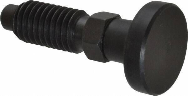 Gibraltar - 1/2-13, 1" Thread Length, 0.31" Max Plunger Diam, 0.5 Lb Init to 1.75 Lb Final End Force, Knob Handle Plunger - Delrin Knob, 1-1/4" Body Length, 1" Length Under Head/Shoulder, 1/4" Plunger Projection - All Tool & Supply