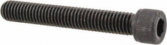 Value Collection - #12-28 UNF Hex Socket Drive, Socket Cap Screw - Alloy Steel, Black Oxide Finish, Partially Threaded, 1-1/2" Length Under Head - All Tool & Supply