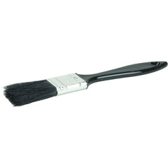 1″ Industrial Varnish Brush, Black China Bristle, 2″ Trim Length, Blue Plastic Sash Handle - All Tool & Supply