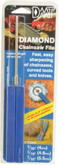 DMT - 9-1/2" OAL Coarse Round Chainsaw File Diamond File - 5/32" Wide x 5/32" Thick, 3-3/4 LOC, Blue, 325 Grit - All Tool & Supply