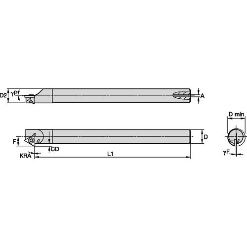 QSRI375560R STEEL SHANK BORING BAR - Exact Industrial Supply