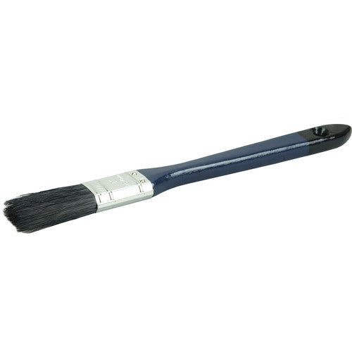 1″ Flat Sash Brush, Black China Bristle, 2″ Trim Length, Blue Foam Handle - All Tool & Supply