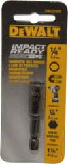 DeWALT - 1/4" Magnetic Nutsetter - 1/4" Hex Drive, 1-7/8" OAL - All Tool & Supply