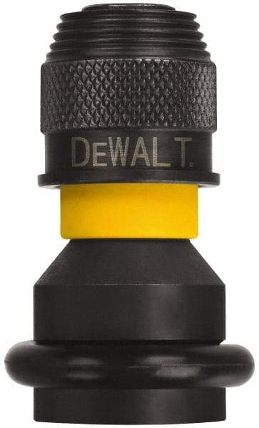 DeWALT - 1/2" Square Size Square to Hex Adapter - 1/4" Square Female Drive, 3" OAL - All Tool & Supply