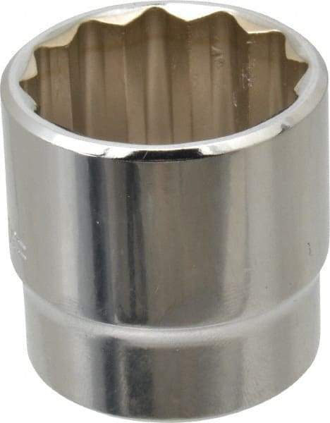 Blackhawk by Proto - 15/16", 3/8" Drive, Standard Hand Socket - 12 Points, 1-7/32" OAL, Chrome Finish - All Tool & Supply