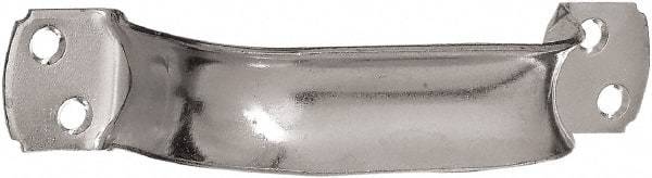 National Mfg. - 8-1/2" Long x 6.75" Wide, Steel Extra Heavy Duty Door Pull - Zinc Plated, 1-3/8" Grip Length - All Tool & Supply