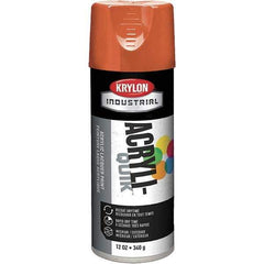 Krylon - Pumpkin Orange, Gloss, Aerosol Spray Paint - 15 to 20 Sq Ft per Can, 12 oz Container - All Tool & Supply