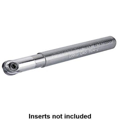 Kennametal - 6mm Cut Diam, 3mm Max Depth of Cut, 6mm Shank Diam, 100mm OAL, Indexable Ball Nose End Mill - 20mm Head Length, Straight Shank, KDMB Toolholder, KDM. 06.. Insert - All Tool & Supply