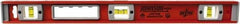 Johnson Level & Tool - Magnetic 24" Long 3 Vial I-Beam Level - Aluminum, Black, 2 Plumb & 1 Level Vials - All Tool & Supply