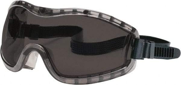 MCR Safety - Gray Lenses, Frameless Safety Glasses - Anti-Fog, Scratch Resistant, Size Universal, Wrap Around - All Tool & Supply