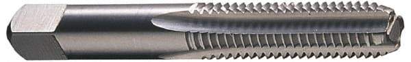 Hertel - 1-3/8 - 6 UNC 3B 4 Flute Bright Finish High Speed Steel Straight Flute Standard Hand Tap - Bottoming, Right Hand Thread, 6-1/16" OAL, 3" Thread Length, H4 Limit, Oversize - All Tool & Supply