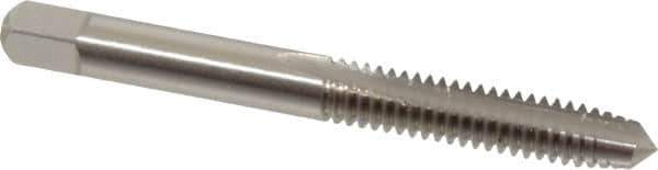 Cleveland - 1/4-20 UNC 3B 2 Flute Bright Finish High Speed Steel Straight Flute Standard Hand Tap - Plug, Right Hand Thread, 63.5mm OAL, 25.4mm Thread Length, H3 Limit, Oversize - All Tool & Supply