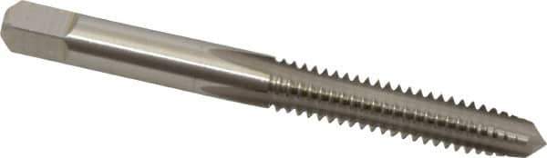 Cleveland - 1/4-20 UNC 2B 4 Flute Bright Finish High Speed Steel Straight Flute Standard Hand Tap - Plug, Right Hand Thread, 63.5mm OAL, 25.4mm Thread Length, H5 Limit, Oversize - All Tool & Supply