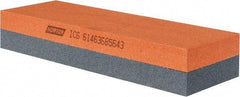 Norton - 6" Long x 2" Wide x 1" Thick, Aluminum Oxide Sharpening Stone - Rectangle, Medium, Fine Grade - All Tool & Supply