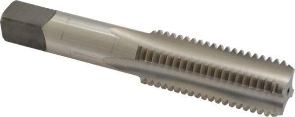 Cleveland - 7/8-9 UNC 3B 4 Flute Bright Finish High Speed Steel Straight Flute Standard Hand Tap - Bottoming, Right Hand Thread, 4.688" OAL, 2.22" Thread Length, H4 Limit, Oversize - All Tool & Supply