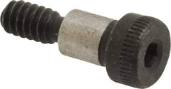 Value Collection - 1/4" Shoulder Diam x 5/16" Shoulder Length, #10-24 UNC, Hex Socket Shoulder Screw - 4140 Alloy Steel, Uncoated, 3/16" Head Height x 3/8" Head Diam - All Tool & Supply