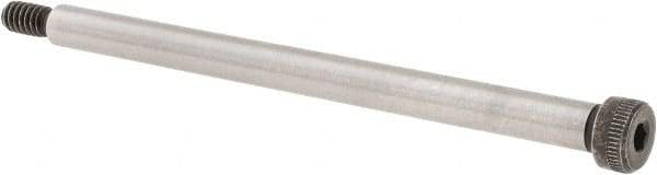 Value Collection - 1/4" Shoulder Diam x 3-1/2" Shoulder Length, #10-24 UNC, Hex Socket Shoulder Screw - 4140 Alloy Steel, Uncoated, 3/16" Head Height x 3/8" Head Diam - All Tool & Supply