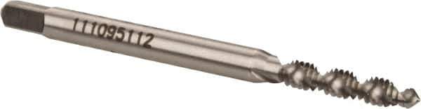 Cleveland - #4-40 UNC 2 Flute 2B/3B Plug Spiral Flute Tap - High Speed Steel, Bright Finish, 1-7/8" OAL, Right Hand Flute, Right Hand Thread, H2, Series 1093/1094 - All Tool & Supply