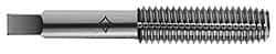 Cleveland - 3/8-24 UNF H5 Thread Limit Plug Thread Forming Tap - High Speed Steel, Bright Finish, 2.938" OAL, 1-1/4" Thread Length, Right Hand Thread - All Tool & Supply