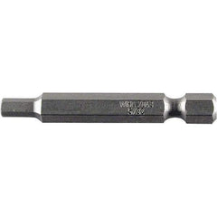 Wiha - 3/16" Power Bit - 1/4" Drive, 2" OAL - All Tool & Supply