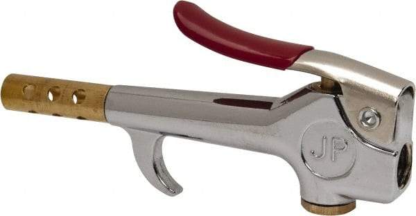 Value Collection - 200 Max psi Safety Booster Thumb Lever Blow Gun - 1/4 NPT, Chrome Plated Zinc - All Tool & Supply