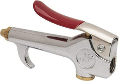 Value Collection - 90 Max psi Brass Thumb Lever Blow Gun - 1/4 NPT, 7/16" Tube Length, Chrome Plated Zinc - All Tool & Supply