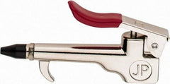 Value Collection - 90 Max psi Rubber Thumb Lever Blow Gun - 1/4 NPT, 1" Tube Length, Chrome Plated Zinc - All Tool & Supply