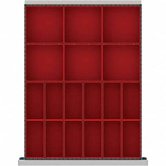 LISTA - 18-Compartment Drawer Divider Layout for 3.15" High Drawers - All Tool & Supply