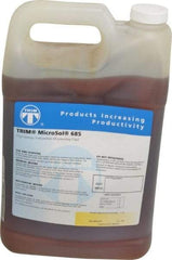 Master Fluid Solutions - Trim MicroSol 685, 1 Gal Bottle Cutting & Grinding Fluid - Semisynthetic, For Machining - All Tool & Supply