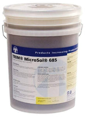 Master Fluid Solutions - Trim MicroSol 685, 5 Gal Pail Cutting & Grinding Fluid - Semisynthetic, For Machining - All Tool & Supply