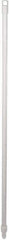 Remco - 61 x 1" Fiberglass Squeegee Handle - European Threaded Connection, White - All Tool & Supply