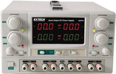 Extech - 150 Watt, 0 to 5 Amp, 0 to 30 VDC Output, Benchtop Power Supply - 2 Outputs, 10.2 Inch Wide x 14-1/2 Inch Deep x 6.3 Inch High - All Tool & Supply