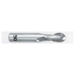 13/32" Dia. - 2-3/4" OAL - Carbide - Ball End HP End Mill-2 FL - All Tool & Supply