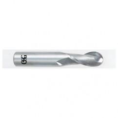 7mm Dia. - 64mm OAL - Carbide - Ball End HP End Mill-2 FL - All Tool & Supply