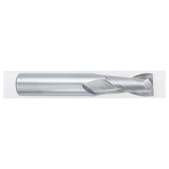 ‎3/32″ Dia. × 1/8″ Shank × 5/16″ DOC × 1-1/2″ OAL, Carbide, TiAlN, 2 Flute, Square, Solid End Mill - All Tool & Supply