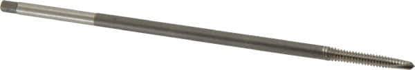 Kennametal - #10-24 UNC 2 Flute H3 Bright Finish High Speed Steel Spiral Point Extension Tap - Plug Chamfer, 6" OAL, 2B/3B Class of Fit - Exact Industrial Supply