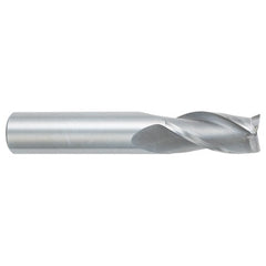 ‎13/64″ Dia. × 1/4″ Shank × 5/8″ DOC × 2-1/2″ OAL, Carbide, Bright, 3 Flute, Square, Solid End Mill - All Tool & Supply