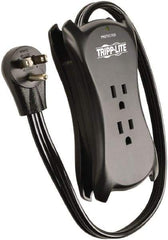 Tripp-Lite - 3 Outlets, 120 VAC15 Amps, 1.5' Cord, Power Outlet Strip - Floor, Keyhole Mount, 5-15 NEMA Configuration, 1.4" Strip - All Tool & Supply