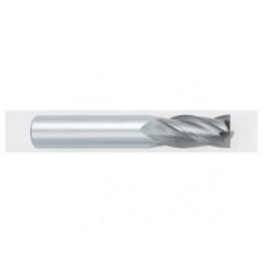 1/4 Dia. x 2-1/2 Overall Length 4-Flute Square End Solid Carbide SE End Mill-Round Shank-Center Cutting-TiAlN - All Tool & Supply