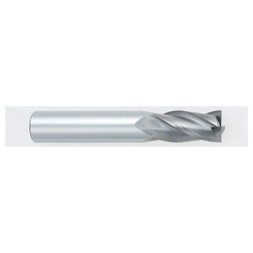 ‎7/64″ Dia. × 1/8″ Shank × 3/8″ DOC × 1-1/2″ OAL, Carbide, Bright, 4 Flute, Square, Solid End Mill - All Tool & Supply